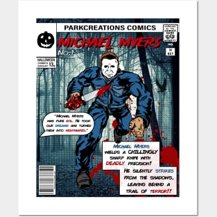 Comic Book Michael Myers Posters and Art